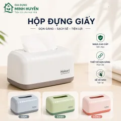 Hộp đựng giấy ăn nhựa Việt Nhật Hokori hộp để khăn giấy để bàn, gia đình, quán ăn sang trọng