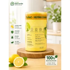 [Tặng Khăn] Combo 3 Cuộn Túi Rác Loại 1 Hương Ngải Oải Chanh Tự Phân Hủy Khử Mùi Đuổi Côn Trùng Có Dây Rút 45x48cm