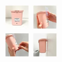 Kệ đựng bàn chải dán tường không khoan, nhựa cao cấp chống nước, chắc chắn, tiện treo phòng tắm