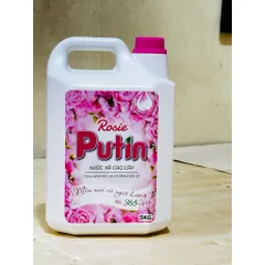 Nước Xả Vải 5kg Putin Rosie - Thơm Lâu, Khử Mùi Mạnh, Mềm Vải, Dùng thử Giá Tốt (Bán Chạy Nhất)