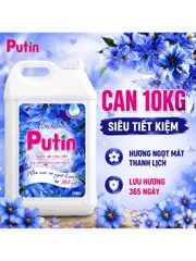 Nước Xả Vải Putin Enchanter 10KG Can Lớn Hạt Lưu Hương Huyền Bí Thơm Lâu Sau Phơi Sấy Làm Mềm Vải