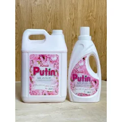 Nước Xả Vải Putin Rosie 10kg - Hương Hoa Hồng Ngọt Ngào, Lưu Hương Sau Phơi Sấy (Chính Hãng)