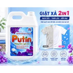 Nước Giặt Xả 2in1 Putin Ngàn Hoa 3.5KG 10KG Thơm Lâu Khử Mùi Giặt Sạch Quần Áo Tiết Kiệm
