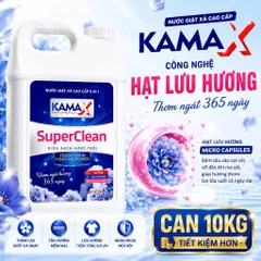 Nước Giặt Xả 5in1 Kamax 5Kg Thơm Lâu Giặt Sạch Khử Mùi Hương Nước Hoa Cho Gia Đình Tiệm Giặt