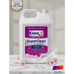Nước giặt xả 10KG Kamax Super Clean 5in1 – Sạch sâu – Thơm lâu – Tiết kiệm cho cả gia đình