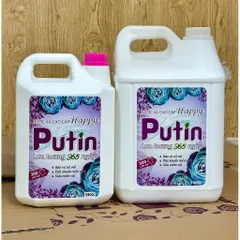 Nước Xả Vải Putin Happy Can 5kg 10kg Lưu Hương Hạnh Phúc Hương Hoa Cỏ Thanh Mát Dịu Êm