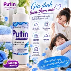 Tinh Cốt Xả Vải Putin Rosie 500ml Hạt Lưu Hương Đậm Đặc Gấp 10 Lần Làm Mềm Vải Thơm Lâu Sau Phơi Sấy 824204