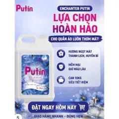 Nước xả vải Putin Huyền Bí 10KG Lưu Hương Sau Phơi Sấy Tiết Kiệm Cho Gia Đình & Tiệm Giặt