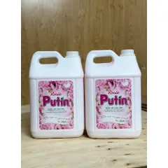 Nước xả vải Putin Rosie 10Kg Lưu Hương Sau Phơi Sấy Tiết Kiệm Cho Gia Đình & Tiệm Giặt
