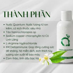 Green Quantum nước uống cô đặc diệp lục 150ml hỗ trợ thanh lọc cơ thể tăng đề kháng giảm mệt mỏi 233099
