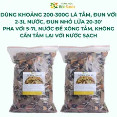 Lá tắm người dao đỏ sau sinh 1kg tốt cho phụ nữ sau sinh, lưu thông khí huyết, ngăn hậu sản Thảo Mộc Búp Xanh