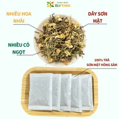 Trà Sơn Mật Hồng Sâm loại 1 pha trà hằng ngày, thơm mát, thanh nhiệt, ngủ ngon Thảo Mộc Búp Xanh