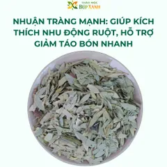 Phan Tả Diệp Sấy Khô nhuận tràng, hỗ trợ giảm táo bón và thanh lọc đường ruột Thảo Mộc Búp Xanh
