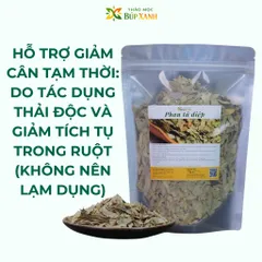 Phan Tả Diệp Sấy Khô nhuận tràng, hỗ trợ giảm táo bón và thanh lọc đường ruột Thảo Mộc Búp Xanh