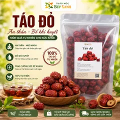 Táo Đỏ Tân Cương size 18-20 bổ khí huyết, tăng cường sức đề kháng, hỗ trợ tiêu hóa Thảo Mộc Búp Xanh