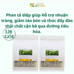 Trà Diếp Cá Phan Tả Diệp Túi Lọc Thảo Mộc Búp Xanh – Hộp 60 Gói Giúp Nhuận Tràng, Hỗ Trợ Táo Bón