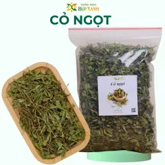 Cỏ Ngọt Sấy Khô Thảo Mộc Búp Xanh Túi 500gr giúp thay thế đường, hỗ trợ người tiểu đường