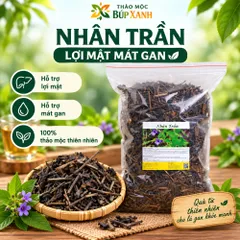 Nhân Trần Khô 1kg thanh nhiệt, mát gan, hỗ trợ giải độc gan và lợi mật Thảo Mộc Búp Xanh