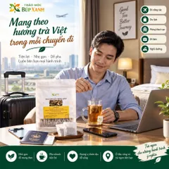Trà Sơn Mật Hồng Sâm Túi Lọc 60 gói Thảo Mộc Búp Xanh thanh nhiệt, da sáng ngủ ngon, lợi tiểu, tiêu mỡ