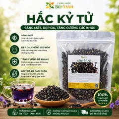 Hắc kỷ tử, kỷ tử đen 200g loại 1 nguyên chất chống oxy hóa cao, pha trà dưỡng nhan Thảo Mộc Búp Xanh