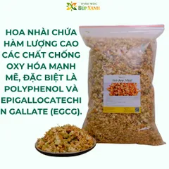Hoa Nhài Khô Thảo Mộc Búp Xanh Túi 500gr và 1Kg