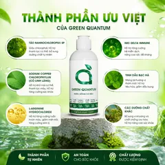 Green Quantum Diệp Lục Lượng Tử 150ml Hỗ Trợ Đào Thải Độc Tố Thanh Lọc Cơ Thể 824344