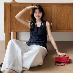 Áo voan kẻ cổ đổ xếp bèo nhún vạt xéo kiểu Pháp nhẹ nhàng