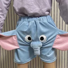 Quần đùi thun hình con voi, con lợn có còi bóp kêu ra tiếng ở vòi bông thú vị