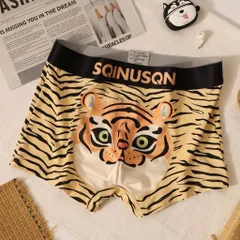 Quần sịp nam họa tiết hổ vằn, báo đốm dũng mãnh thoáng mát. Quần sịp đùi boxer nam họa hổ, báo tiết dễ thương.