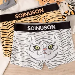 Quần sịp nam họa tiết hổ vằn, báo đốm dũng mãnh thoáng mát. Quần sịp đùi boxer nam họa hổ, báo tiết dễ thương.