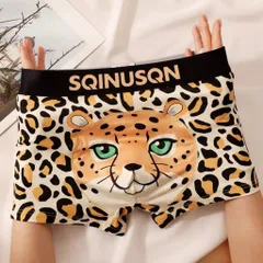 Quần sịp nam họa tiết hổ vằn, báo đốm dũng mãnh thoáng mát. Quần sịp đùi boxer nam họa hổ, báo tiết dễ thương.