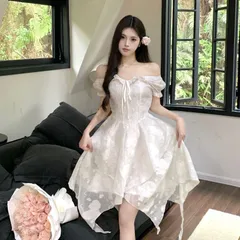 Váy voan xốp in hoa chìm chéo vạt tua rua cho bigsize (SẴN SIZE M,L,XL TRẮNG, M,L ĐEN)