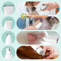 Tông Đơ Cắt Lông Chó Mèo Đa Năng 4 TRONG 1 USB - Máy Mài Móng Kiêm Tỉa Lông Bàn Chân Cho Chó Mèo 824812