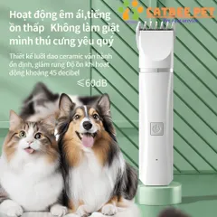 Tông Đơ Cắt Lông Chó Mèo Đa Năng 4 TRONG 1 USB - Máy Mài Móng Kiêm Tỉa Lông Bàn Chân Cho Chó Mèo 824812