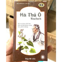 Hà thủ ô roxtech, biotin vitamin B5 giảm tóc bạc sớm, gãy rụng tóc giúp cho tóc chắc khỏe, làm đẹp da chốngg lãoo hóaa min