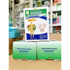 Dán thảo dược giảm đau Danasip bịch 4 miếng (mẫu mới)