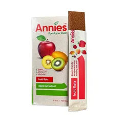 Thanh trái cây sấy dẻo táo & kiwi Annie’s Apple & Kiwifruit Fruit Flats 8 thanh x 10g