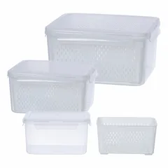 HỘP THỰC PHẨM CHỮ NHẬT 2 LỚP THÁI BỘ 3 HOKORI 6572