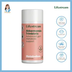 Viên uống hỗ trợ sức khỏe đường ruột và chuyển hóa Lifestream Akkermansia Trimbiotic 60 viên 824896