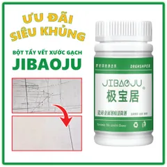 Tẩy Vết xước Gạch JIBAOJU, bột tẩy đa năng hộp 100g - Tẩy xước gạch men, bồn cầu, bồn tắm, vết trầy do chân chống