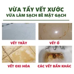 Tẩy Vết xước Gạch JIBAOJU, bột tẩy đa năng hộp 100g - Tẩy xước gạch men, bồn cầu, bồn tắm, vết trầy do chân chống