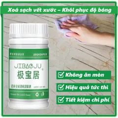 Tẩy Vết xước Gạch JIBAOJU, bột tẩy đa năng hộp 100g - Tẩy xước gạch men, bồn cầu, bồn tắm, vết trầy do chân chống