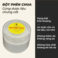 100GR bột phèn chua chưng cất , thành phần tự nhiên N