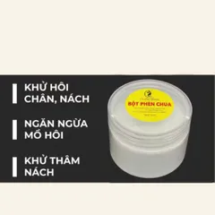 100GR bột phèn chua chưng cất , thành phần tự nhiên N
