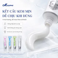 [MUA 1 TUÝP TẶNG 1 BÀN CHẢI] Kem Đánh Răng Muzome 120g Thương Hiệu Nhật Bản - Hỗ Trợ Giảm Ố Vàng, Khử Mùi Hôi Miệng