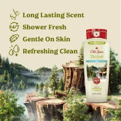 Sữa Tắm Hương Gỗ Old Spice Timber 532ml 825061