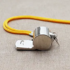 Còi hiệu lệnh trọng tài các môn thể thao  chất liệu inox 304 cao cấp tiếng thổi lớn , uy lực