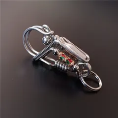 Móc khoá inox thủ công 304 không han gỉ độc lạ cao cấp nhiều mẫu