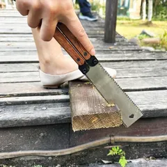 Cưa gỗ mini cầm tay nhật bản gấp gọn thích hợp cắt cây cảnh , cưa ống nhựa ống nước