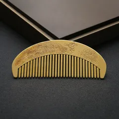 Lược đồng hoa văn nghệ thuật khử tĩnh điện giúp tóc mượt mà không bết rối